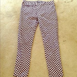 Checkered skinny jeans (unisex)